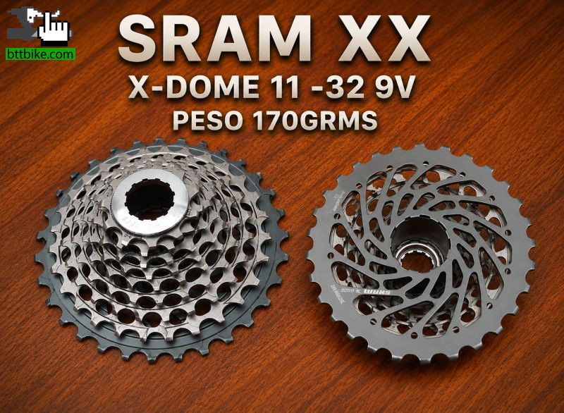 SRAM Xx Xdome 11-32 9V de foxy2007 Cadena,Piñon, Corona SRAM Xx Xdome 11-32 9V