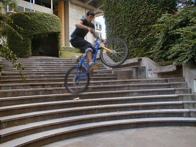 Drop con 180 en escaleras