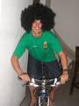 foto de afro-biker