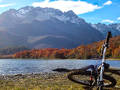 foto de laguna espejo,en otoo