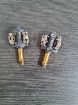  Pedales exustar titanio 232 grs el par  impecable  para calas shimano comun