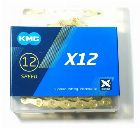  Cadena De Bicicleta Kmc X12 Ti Gold 12v 126 Links Cadena De Bicicleta Kmc X12 Ti Gold 12v 126 