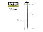 foto de Vendo Rayos Planos Sapim CX-Ray Negro 262mm 32 Unidades Con Niples Negro