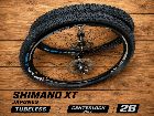 foto de Vendo SHIMANO XT JAPONES UST TUBELESS+ HUTCHINSON NUEVO + ROTOTES SHIMANO XTR 26