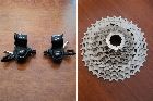 SHIMANO XT SHIFTERS + piñon xt JAPONES 10V